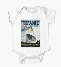Titanic - Weinleseplakat Kurzärmeliger Einteiler