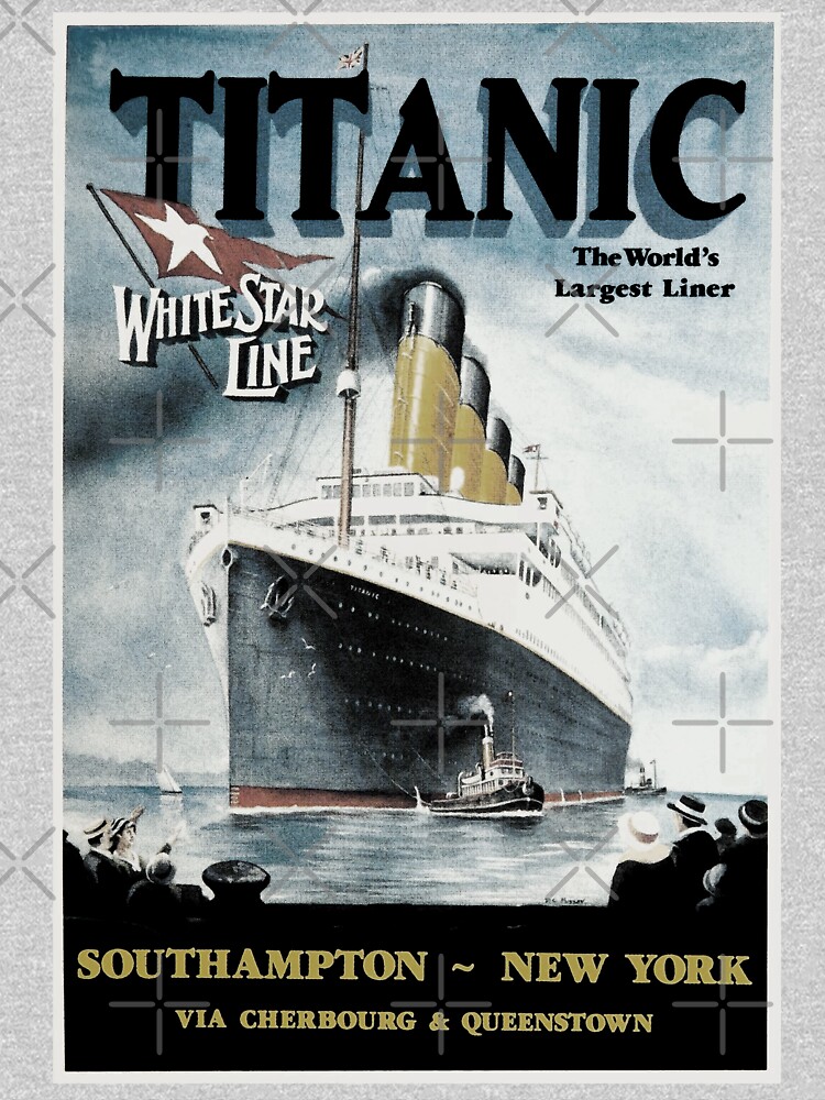 Titanic - Vintage poster by ValentinaHramov
