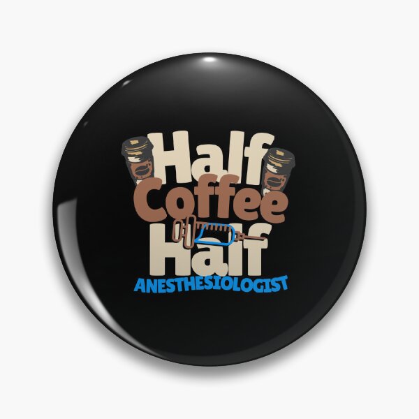 Item preview, Half coffee half anesthesiologist designed and sold by dudelinart.