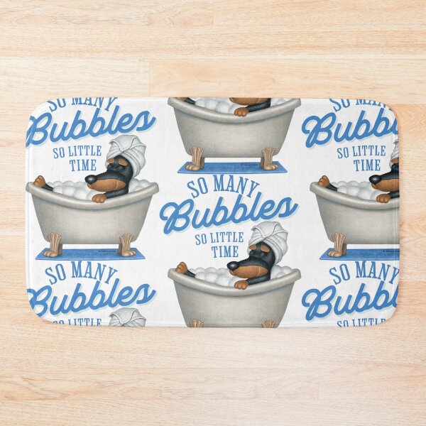 Item preview,  Funny Dachshund Bubble Bath design designed and sold by Danny Gordon.