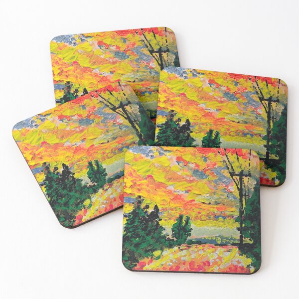 Item preview, Clouds Set Aflame by a Setting Sun designed and sold by Jaz Caz Art.