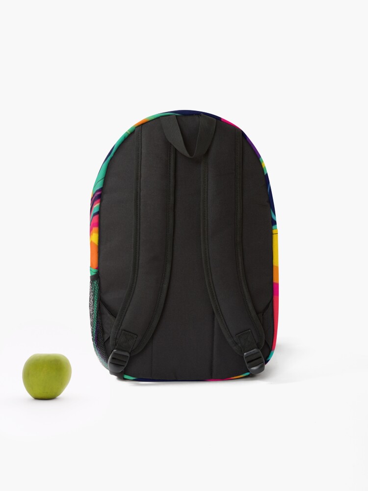 Thumbnail 2 of 3, Backpack, Geometric Abstract Design designed and sold by RVPV.