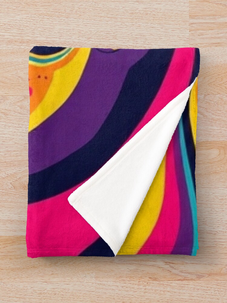 Thumbnail 3 of 6, Throw Blanket, Geometric Abstract Design designed and sold by RVPV.