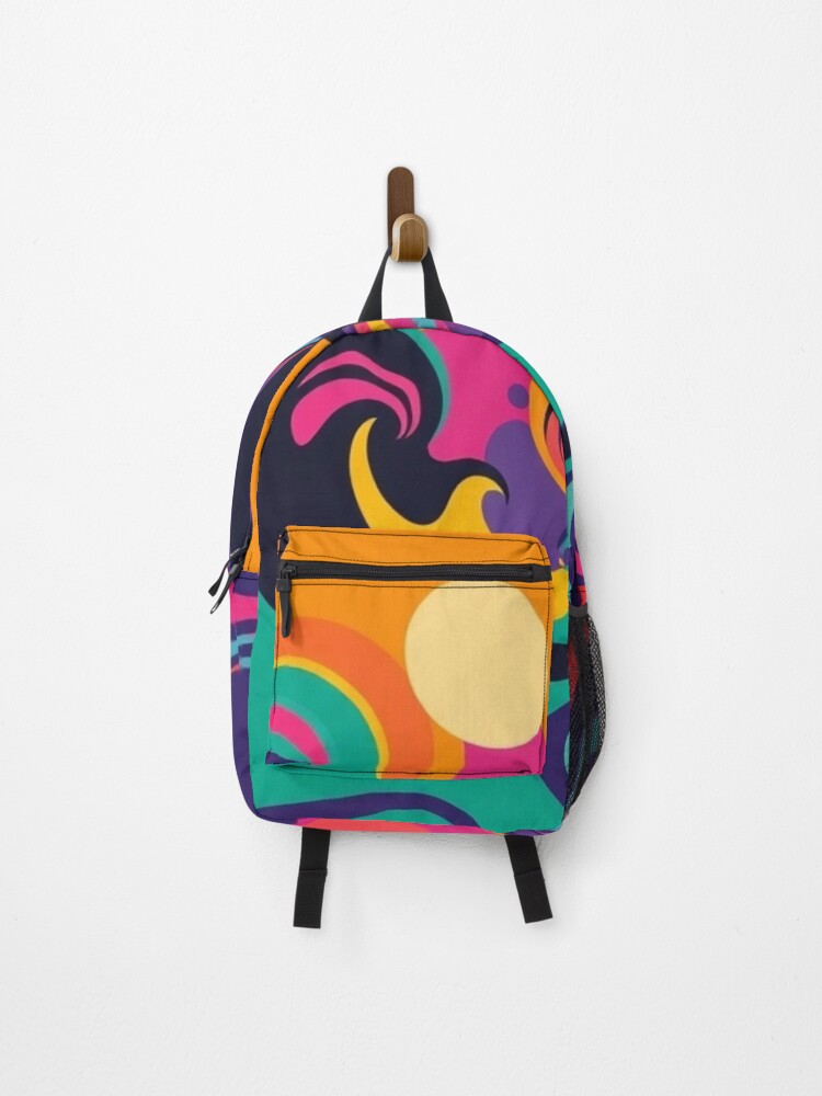 Thumbnail 1 of 3, Backpack, Geometric Abstract Design designed and sold by RVPV.