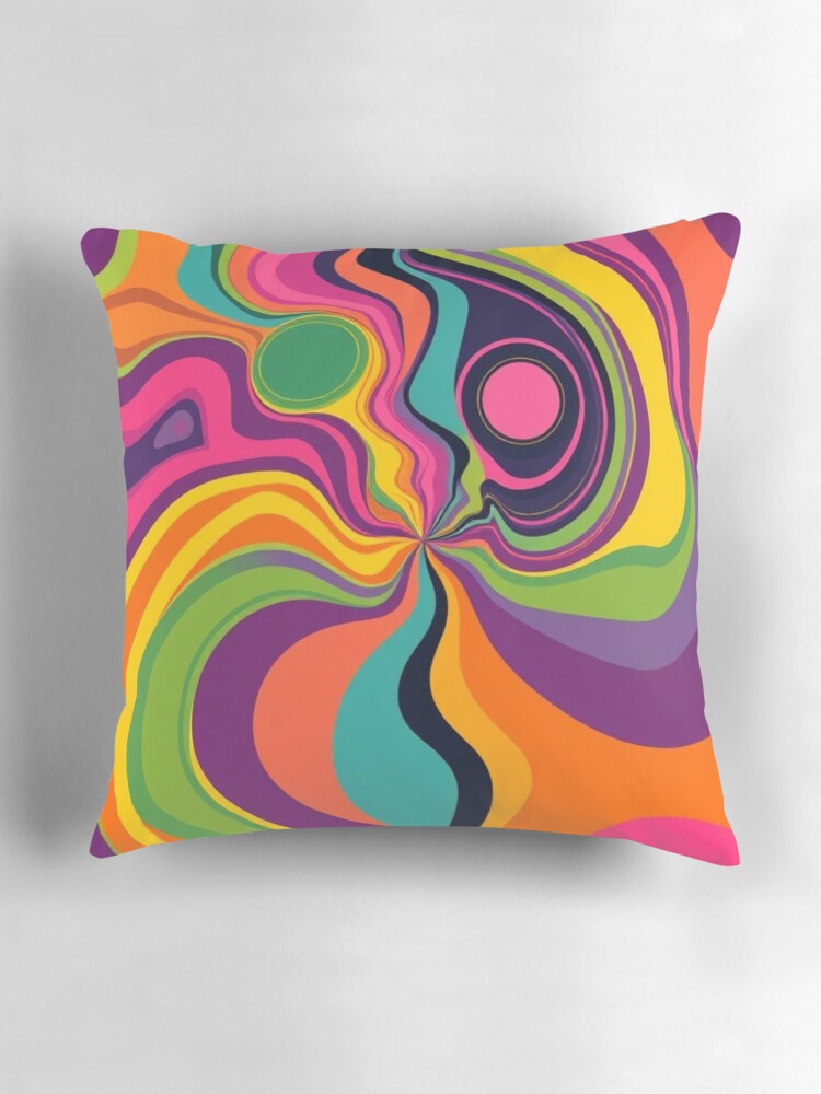 Thumbnail 3 of 4, Pillow, Geometric Abstract Design designed and sold by RVPV.