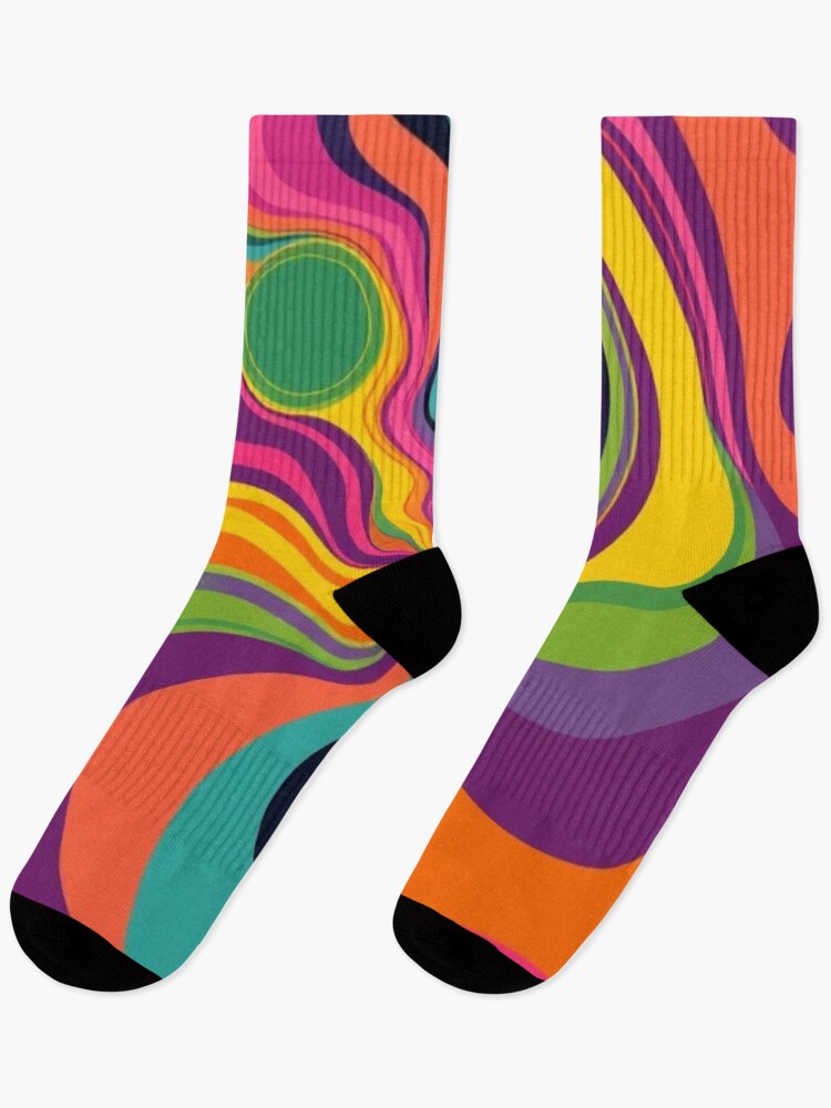 Thumbnail 1 of 5, Socks, Geometric Abstract Design designed and sold by RVPV.