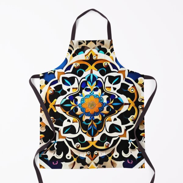 Item preview, Filigree Art Elegant & Royal Navy Blue Flower Lattice designed and sold by Zeporas Castle.