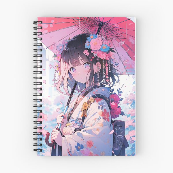 Item preview, Kawaii girl in the rain designed and sold by iWallGlow.