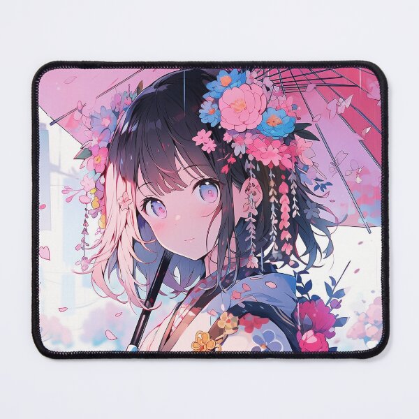 Item preview, Kawaii girl in the rain designed and sold by iWallGlow.