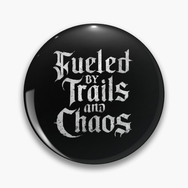 Item preview, Fueled by Trails and Chaos Funny Mountain Bike designed and sold by ArtadoraDesignz.