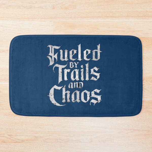 Item preview, Fueled by Trails and Chaos Funny Mountain Bike designed and sold by ArtadoraDesignz.