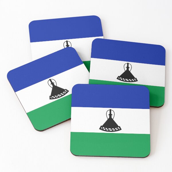 Item preview, Flag of Lesotho designed and sold by Hanna Hanuman.