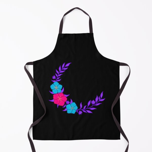 Item preview, Beautiful Crescent of Subtle Androgyne Flag Colored Flowers designed and sold by AroAxel.