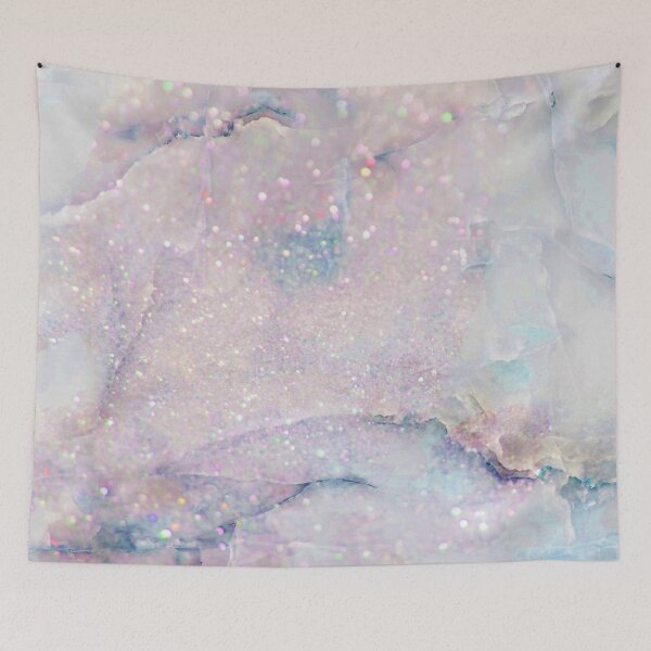 Item preview, (Faux) Glitter Pink and Pastel-Blue (Faux) Sparkly (Faux) Marble Pattern designed and sold by DEC02.