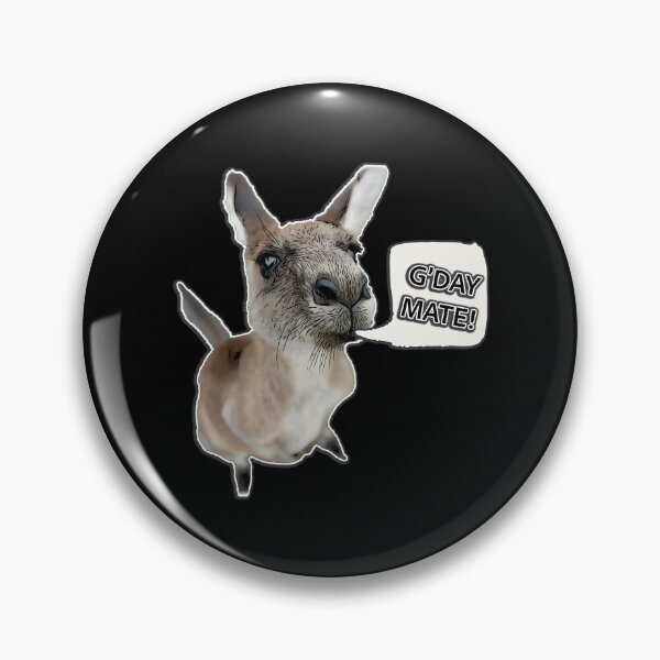 Item preview, Quirky Kangaroo Art: G'Day Mate! Unique Australian Animal Illustration designed and sold by Michael van der Hoorn.