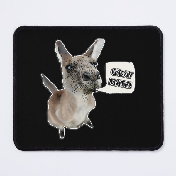 Item preview, Quirky Kangaroo Art: G'Day Mate! Unique Australian Animal Illustration designed and sold by Michael van der Hoorn.