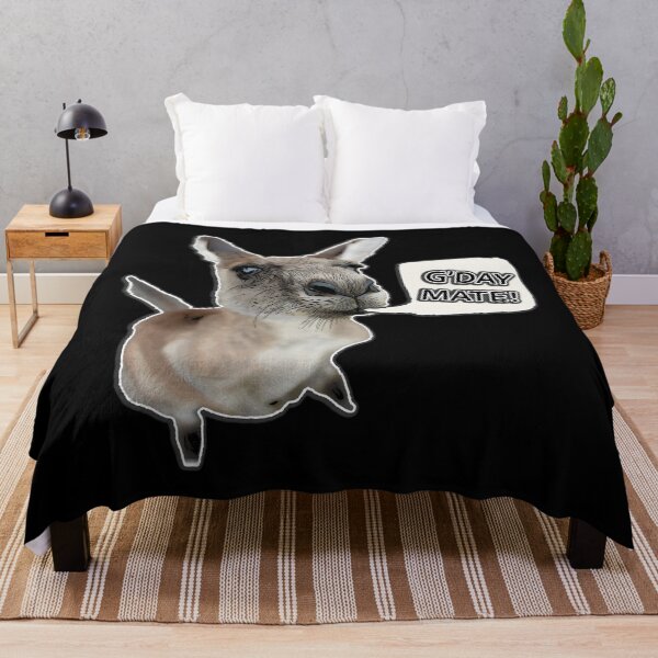 Item preview, Quirky Kangaroo Art: G'Day Mate! Unique Australian Animal Illustration designed and sold by Michael van der Hoorn.