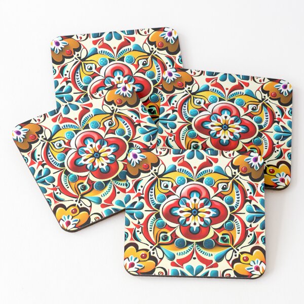 Artikelvorschau, Filigree Art Elegant & Royal Teal Flower Grid Lattice entworfen und verkauft von Zeporas Castle.