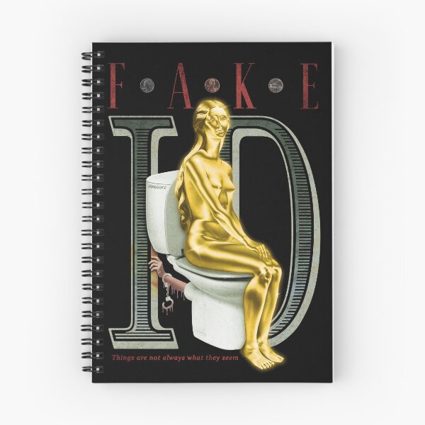 Item preview, Fake ID | Golden Lady Statue on a Toilet designed and sold by lustycry.