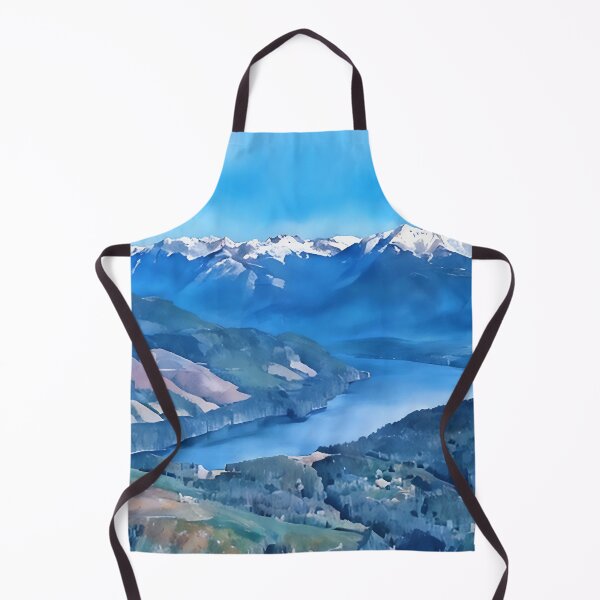 Item preview, Lake Cushman Olympic Mountains (Watercolor) designed and sold by flyscenicair.