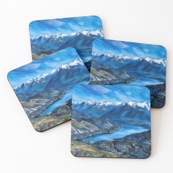 Item preview, Lake Cushman Olympic Mountains (Pastel) designed and sold by flyscenicair.