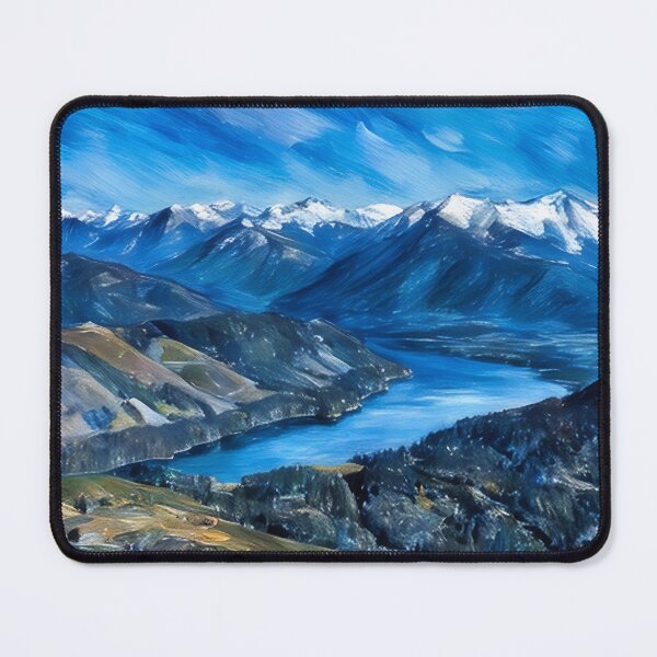 Item preview, Lake Cushman Olympic Mountains (Pastel) designed and sold by flyscenicair.
