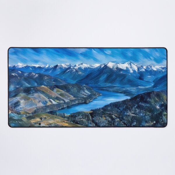 Item preview, Lake Cushman Olympic Mountains (Pastel) designed and sold by flyscenicair.