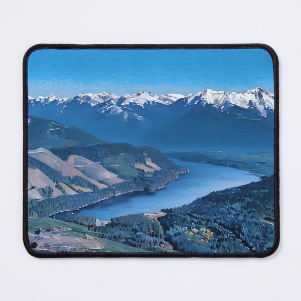 Item preview, Lake Cushman Olympic Mountains (Oil Painting) designed and sold by flyscenicair.