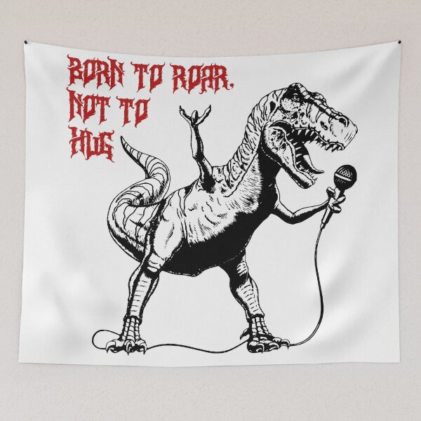 Item preview, Born to Roar, Not to Hug  designed and sold by R-A Designs.