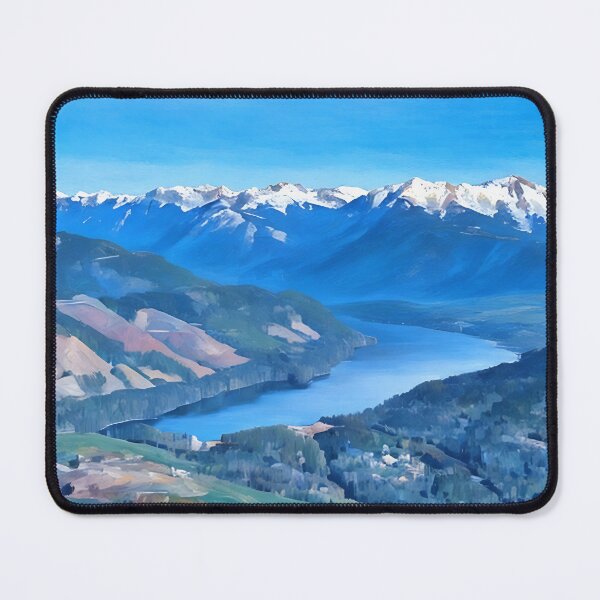 Item preview, Lake Cushman Olympic Mountains (Impressionist) designed and sold by flyscenicair.
