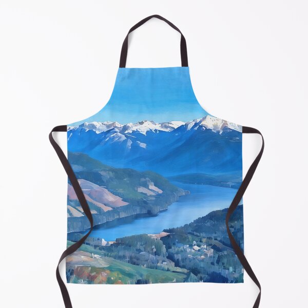 Item preview, Lake Cushman Olympic Mountains (Impressionist) designed and sold by flyscenicair.