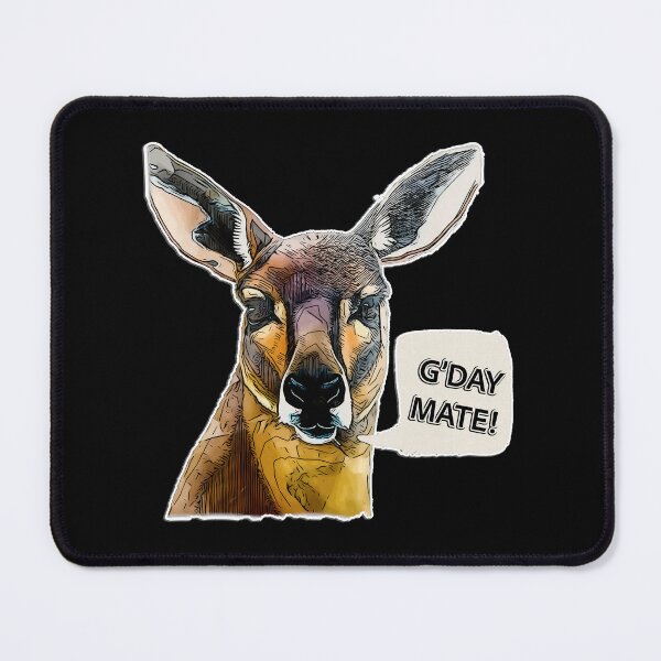Item preview, Fun Kangaroo Art: G'Day Mate! Bold Australian Wildlife Illustration designed and sold by Michael van der Hoorn.