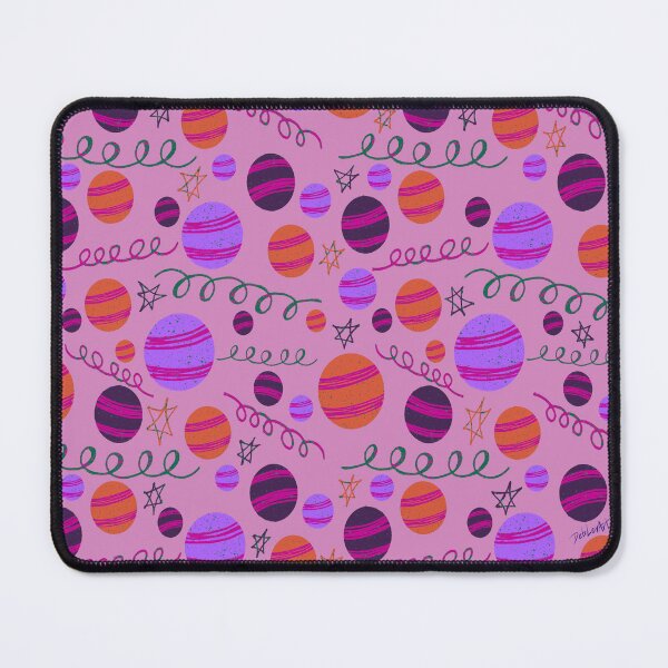 Item preview, Hanukkah Ornaments-Orange-Pink Background designed and sold by deblevart.