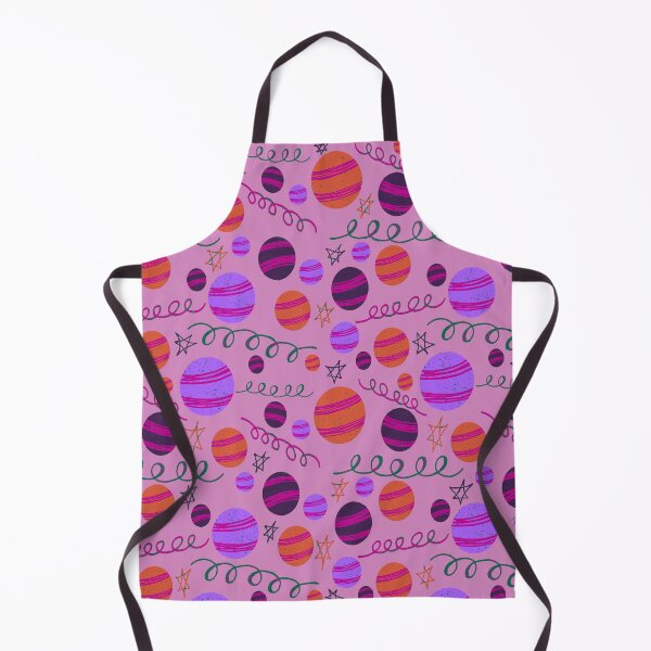 Item preview, Hanukkah Ornaments-Orange-Pink Background designed and sold by deblevart.