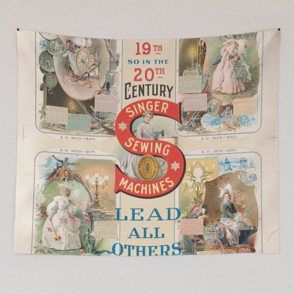 Item preview, Vintage Singer Sewing Machine Ad designed and sold by CSturgill2.