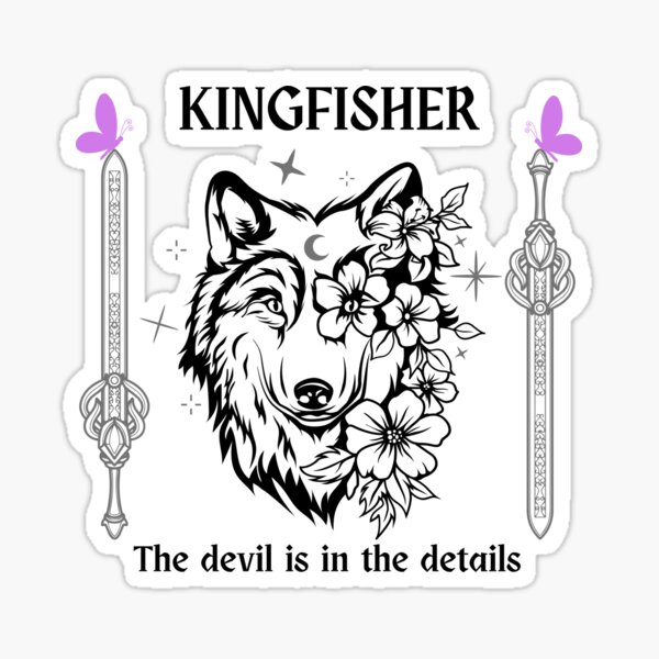 Kingfisher Quicksilver Sticker