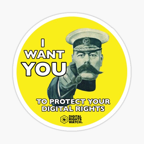 Protect your Digital Rights Sticker