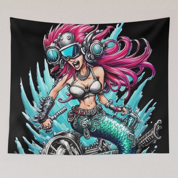 Item preview, sreampunk mermaid designed and sold by aliraweb.