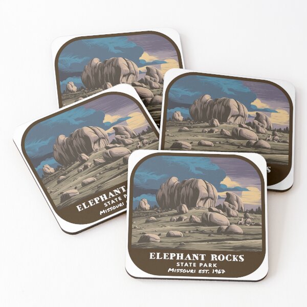 Item preview, Vintage Elephant Rocks State Park (Missouri State Park) designed and sold by RabbitK.