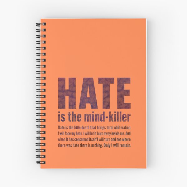 Item preview, HATE is the mind killer – darkish designed and sold by BrownWoodRobot.