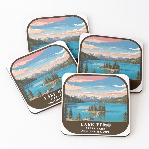 Item preview, Vintage Lake Elmo State Park (Montana State Park) designed and sold by RabbitK.