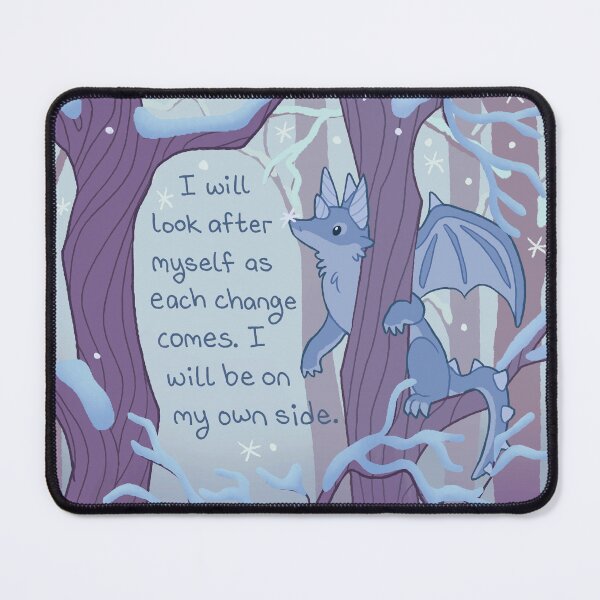 Item preview, "I Will Look After Myself as Each Change Comes" Dragon designed and sold by thelatestkate.