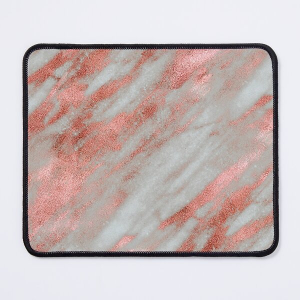 Item preview, Coral Rose Gold Colored Creamy (Faux) Marble Pattern designed and sold by DEC02.