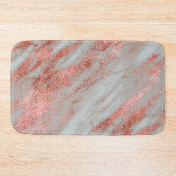 Item preview, Coral Rose Gold Colored Creamy (Faux) Marble Pattern designed and sold by DEC02.