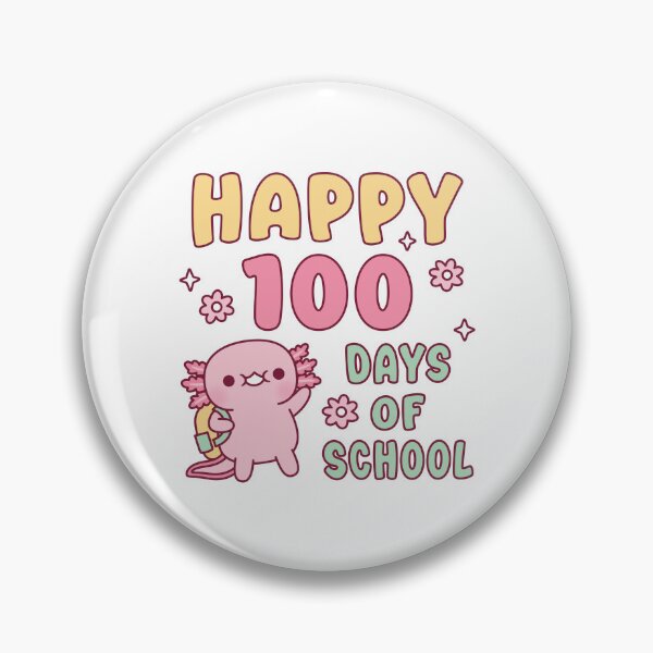 Item preview, Cute Axolotl Happy 100 Days Of School designed and sold by rustydoodle.
