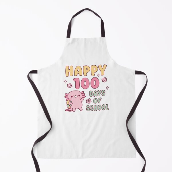 Item preview, Cute Axolotl Happy 100 Days Of School designed and sold by rustydoodle.