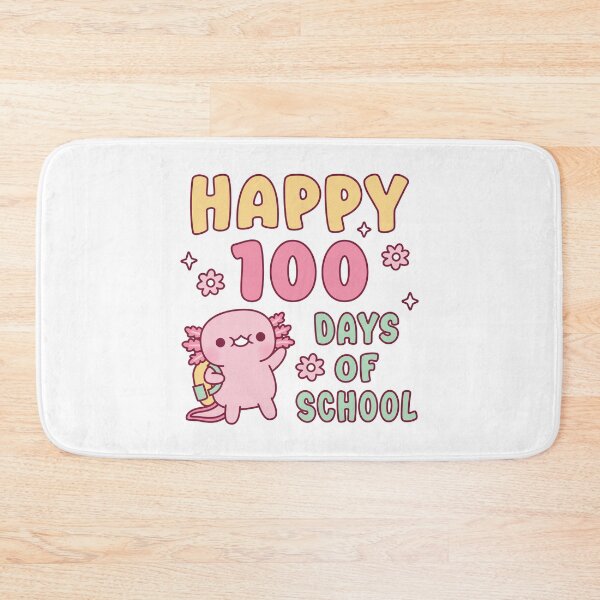 Item preview, Cute Axolotl Happy 100 Days Of School designed and sold by rustydoodle.