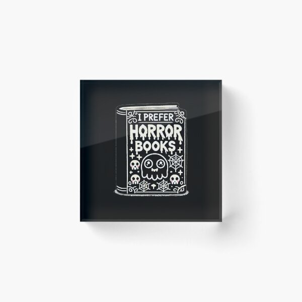 Item preview, I Prefer Horror Books Horror Reader  designed and sold by ArtadoraDesignz.
