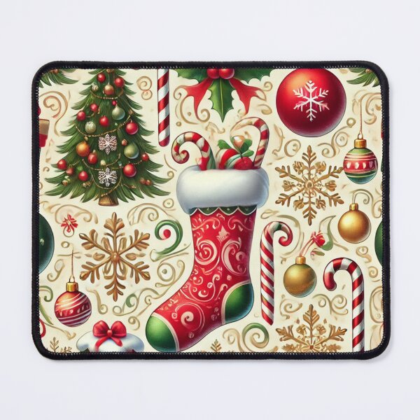 Item preview, Seamless Festive Christmas Pattern for Holiday Decor designed and sold by KittyKatto.
