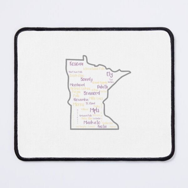 Item preview, Minnesota Cities Map designed and sold by BrooklynMariee.